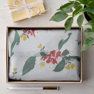 Papier Mousseline Sac de cadeau Poinsettias pour toutes les saisons