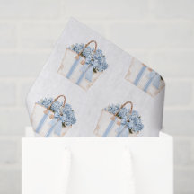 Sac fourre-tout à rayures bleues côtières avec hor