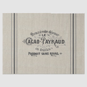 Papier Mousseline Sac français à grain de cacao