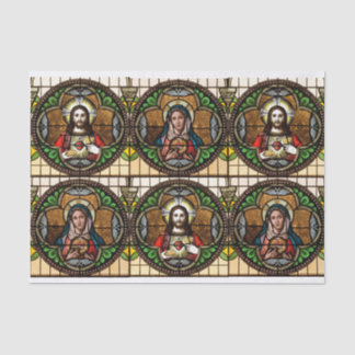 Papier Mousseline Sacré-Coeur/Immaculé Papier Tissu du Coeur