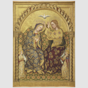 Papier Mousseline Sacre de la Vierge par Gentile Da Fabriano