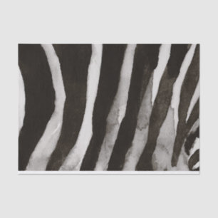 Papier Mousseline Safari Africain Peint Zebra Stripes