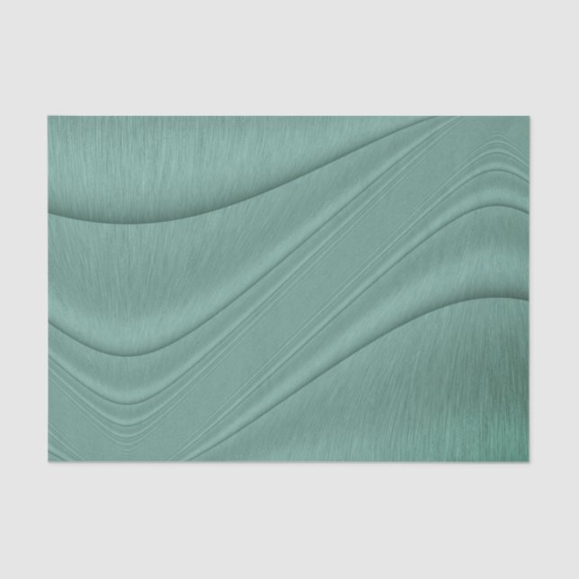 Papier Mousseline Sage Green Shimmering Contour (Recto)