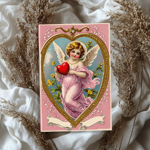 Papier Mousseline Saint-Ange victorien vintage Saint-Valentin