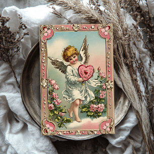 Papier Mousseline Saint-Ange victorien vintage Saint-Valentin