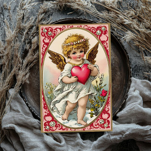 Papier Mousseline Saint-Ange victorien vintage Saint-Valentin