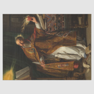 Papier Mousseline Saint Augustine par Philippe de Champaigne