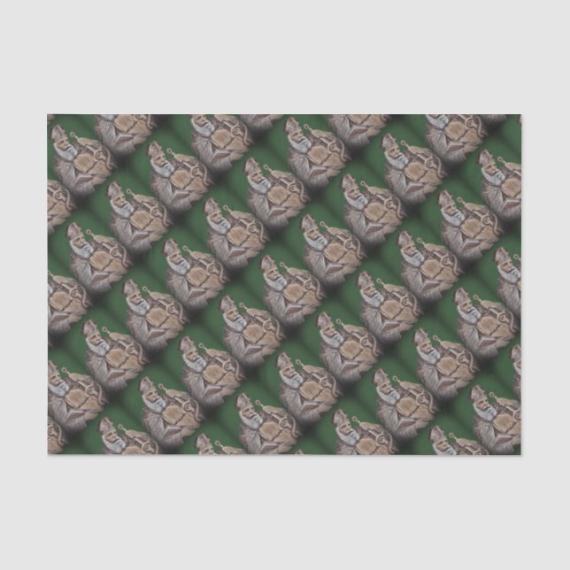 Papier Mousseline Saint Patrick avec personnel (Recto)