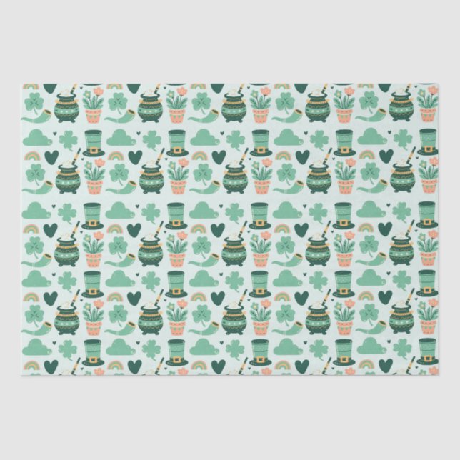 Papier Mousseline Saint Patrick's day (Recto)
