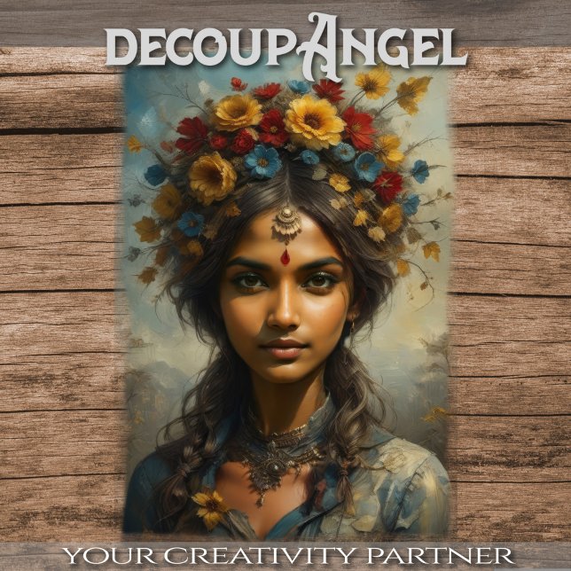 Papier Mousseline Saisons Soeurs - 1 sur 4 - Printemps - Découpage - (Créateur téléchargé)