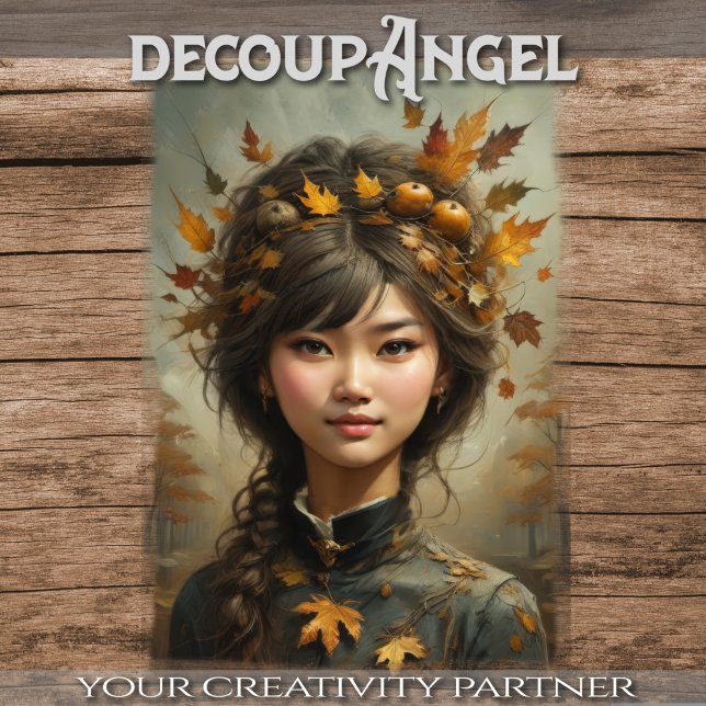 Papier Mousseline Saisons Soeurs - 3 sur 4 - Automne - Découpage - (Créateur téléchargé)