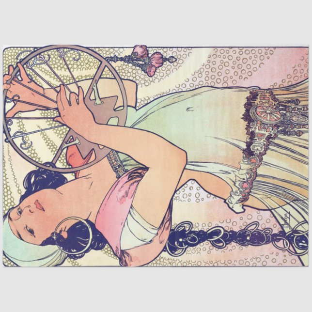 Papier Mousseline Salome, Alphonse Mucha (Recto)