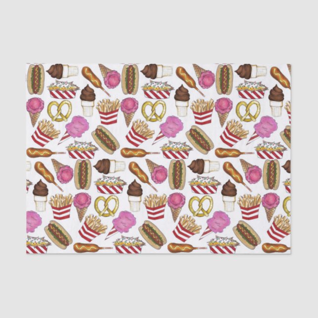 Papier Mousseline Salon d'Etat Carnaval Nachos Cotton Candy (Recto)