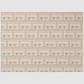 Papier Mousseline Salutations du pôle Nord