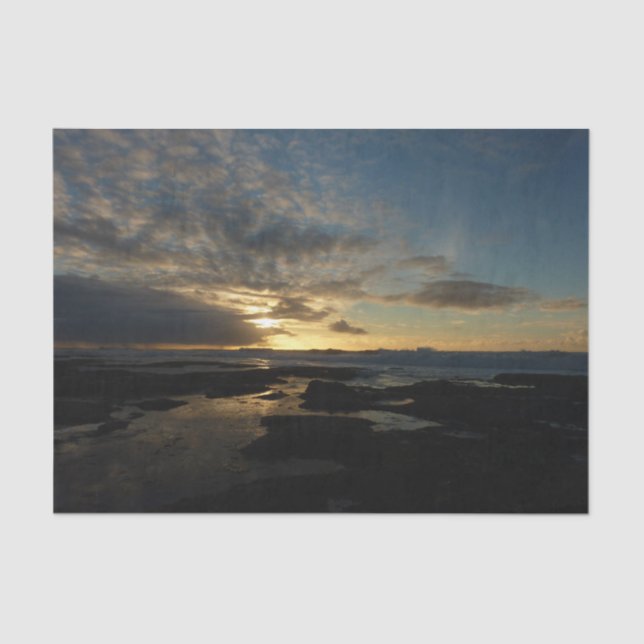 Papier Mousseline San Diego Sunset III Superbe paysage californien (Recto)