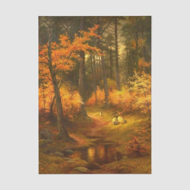 Papier Mousseline Sans titre de Joseph Farquharson (Recto)
