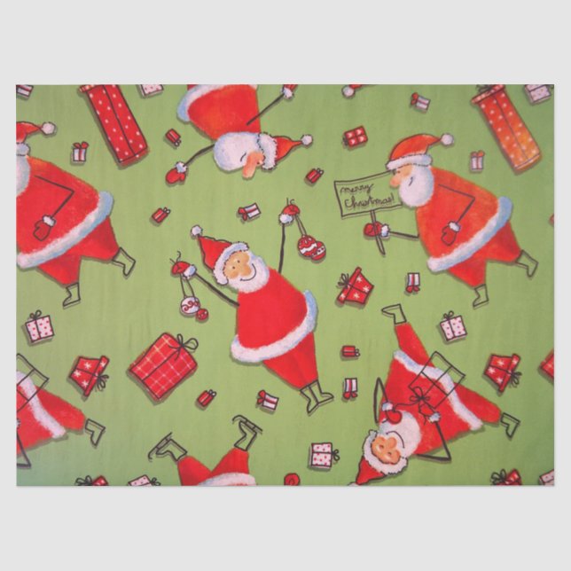 Papier Mousseline santa Claus (Recto)