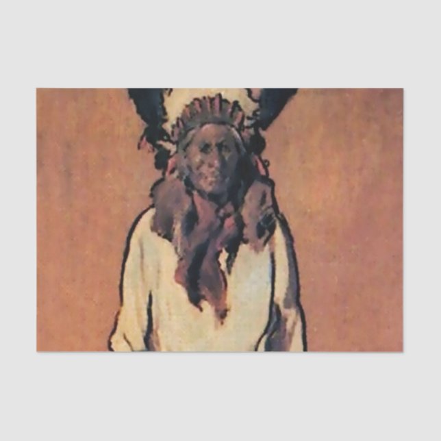 Papier Mousseline “Santiago” Western Art by Gerald Cassidy (Recto)