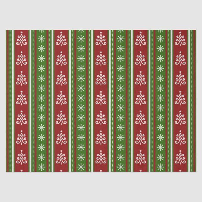 Papier Mousseline Sapin de Noël (Recto)
