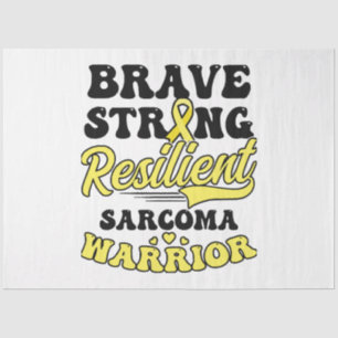 Papier Mousseline Sarcoma Cancer Chemise brave résistance forte