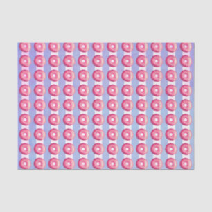 Papier Mousseline Saumure Avec Froincement Rose Et Saupoudrer Sur Le