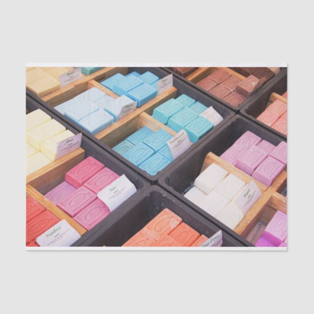 Papier Mousseline Savon Français De Province, France (Recto)