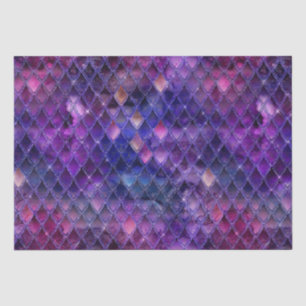 Papier Mousseline Scales de dragon violet