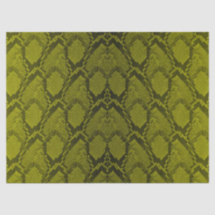 Papier Mousseline Scales de reptiles de la peau de serpent jaune et