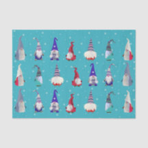 Scandi Gnomes Noël #2 Papier Tissu