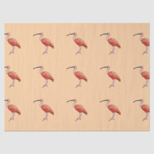 Papier Mousseline Scarlet Ibis Bird Joyeux anniversaire