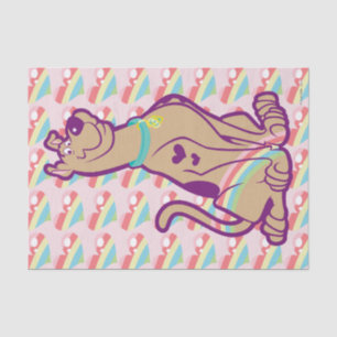 Papier Mousseline Scooby-Doo arc-en-ciel