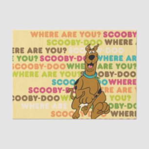 Papier Mousseline Scooby-Doo Coureur "Où Es-Tu ?"