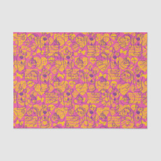 Papier Mousseline Scooby-Doo | Funky Flower Motif