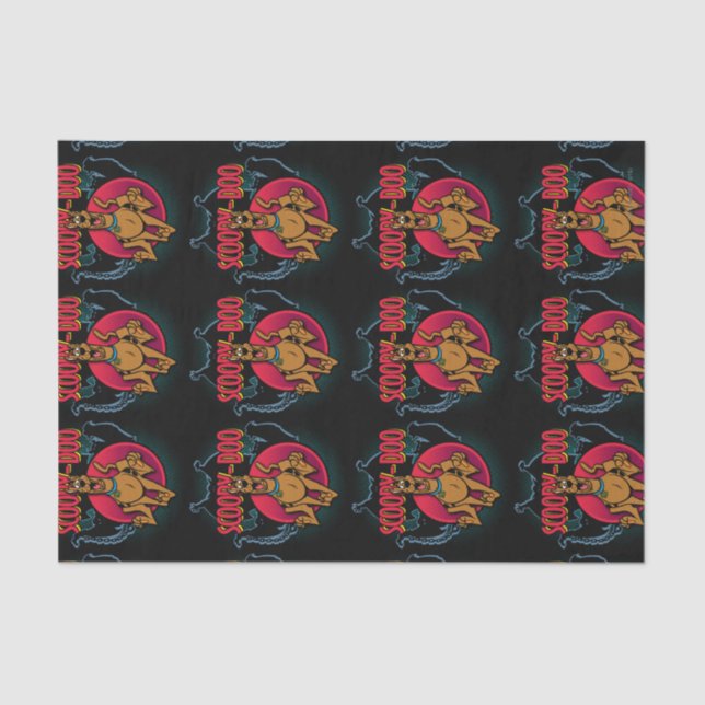 Papier Mousseline Scooby-Doo Running From Ghosts Graphic (Recto)