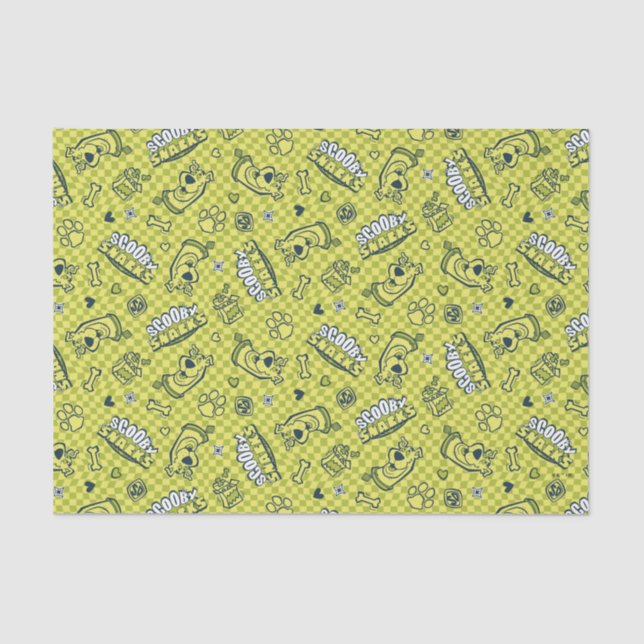 Papier Mousseline Scooby Snacks Galore Checker Motif (Recto)