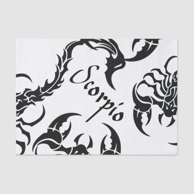 Papier Mousseline Scorpio (Recto)