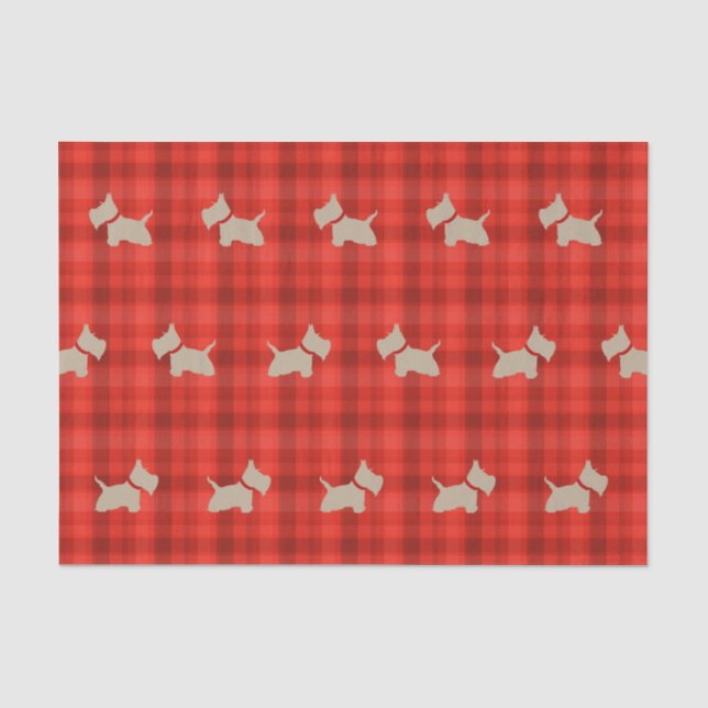 Papier Mousseline Scottie No. 8 blonds comme les blés (Recto)