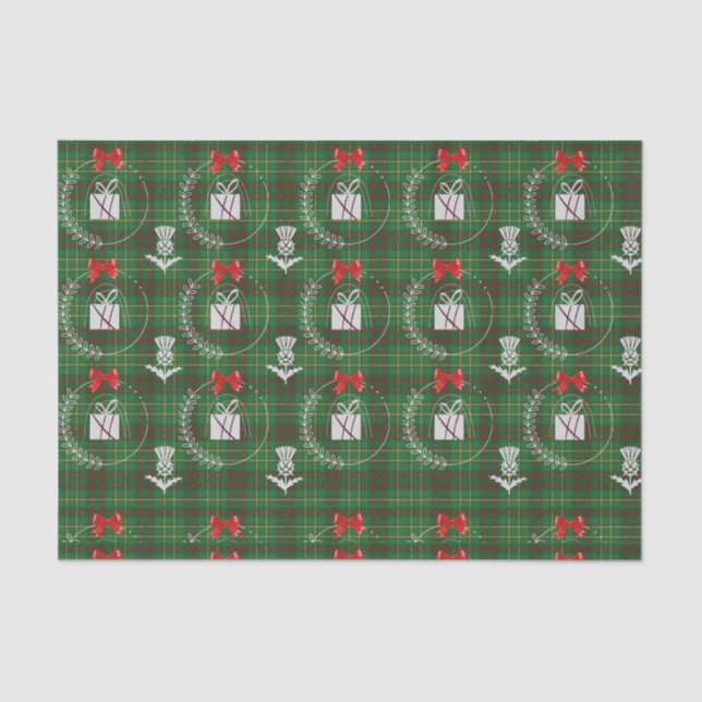 Papier Mousseline Scottish Collection Tissue Paper (Recto)