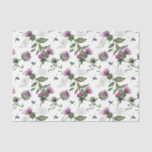 Papier Mousseline Scottish Floral et Tartan Series Design 13