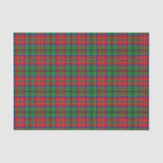 Papier Mousseline Scottish Gifts Clan MacCulloch Tartan (Recto)