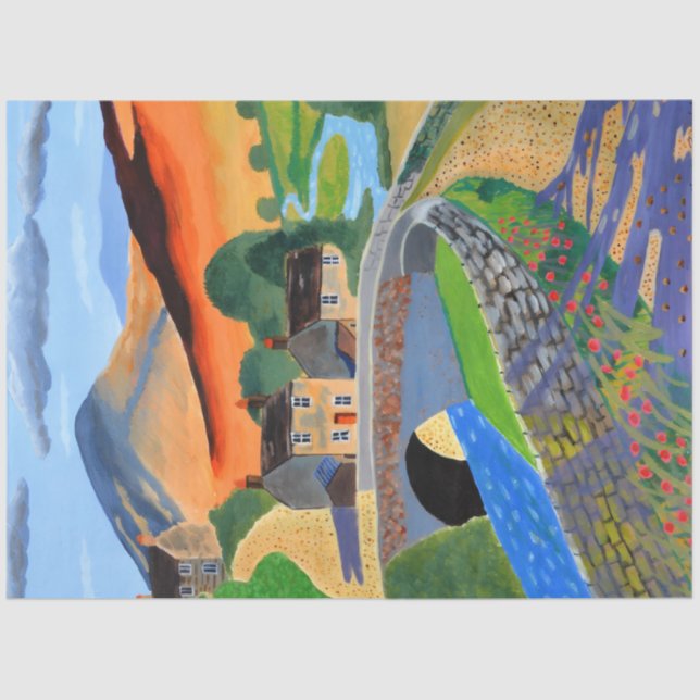 Papier Mousseline Scottish Highlands   (Recto)