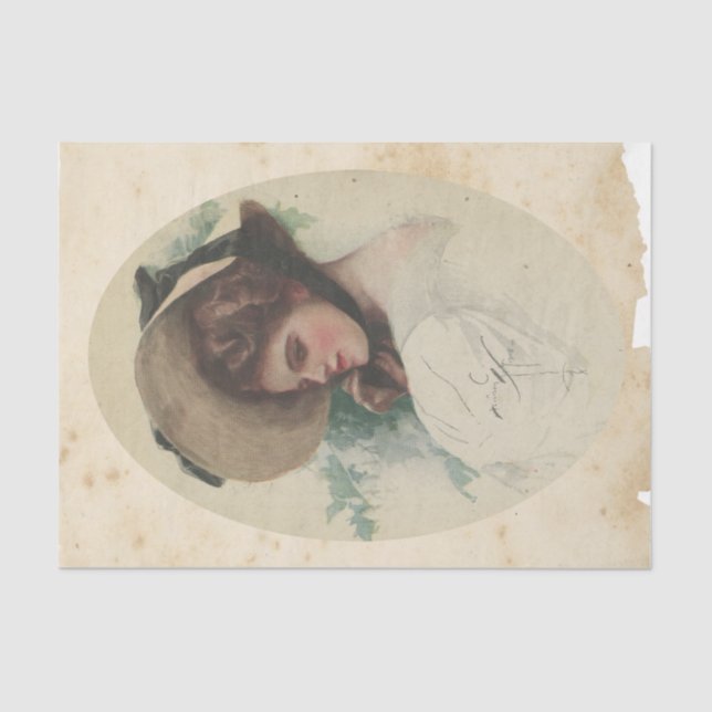 Papier Mousseline Scrap Ephemera Design Series #20 (Recto)