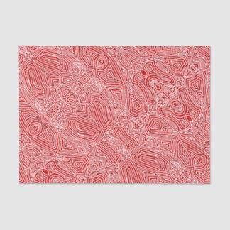Papier Mousseline Scribble rouge