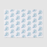 Sea Coral Watercolor Motif Beach