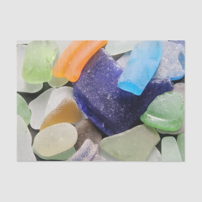 Papier Mousseline Sea Glass Tissue Paper (Recto)