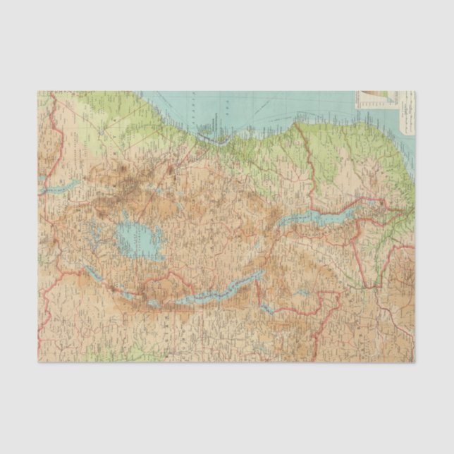 Papier Mousseline Section orientale de l'Afrique centrale (Recto)