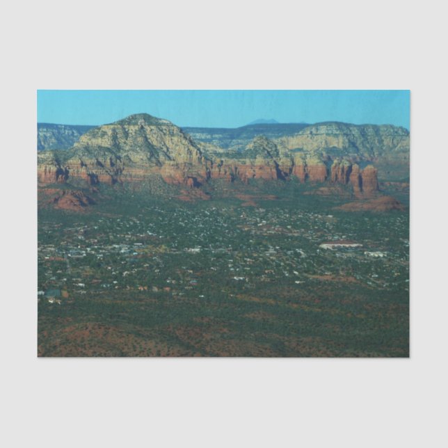Papier Mousseline Sedona et Coffee Pot Rock d'en haut (Recto)