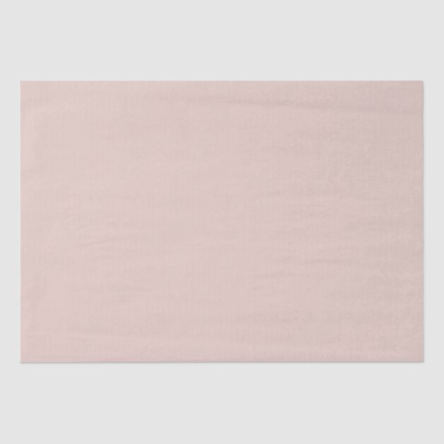 Papier Mousseline Sel de mariage rose uni personnalisé pour enterrem (Recto)