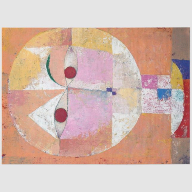 Papier Mousseline Senecio, Paul Klee (Recto)