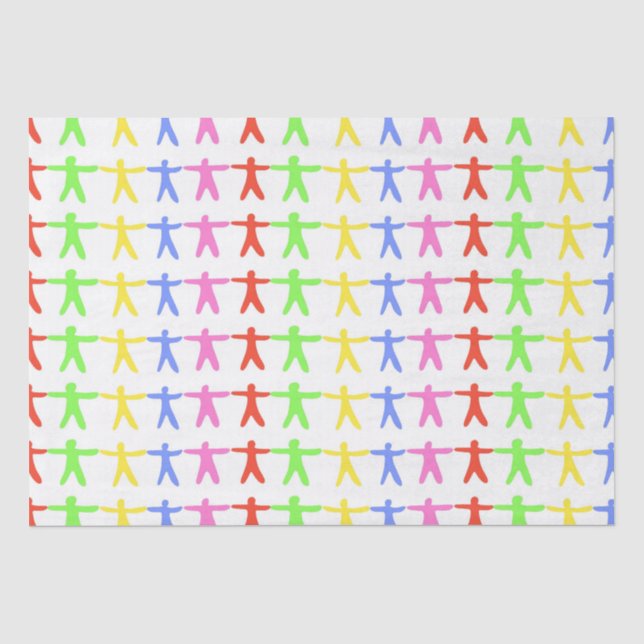 Papier Mousseline Sensibilisation sur l'autisme (Recto)